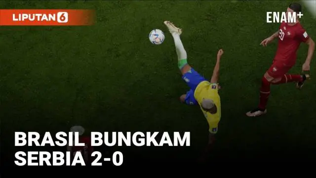 Bertanding di Stadion Lusail, Jumat dini hari (25/11) Brasil menang 2-0 atas timnas Serbia. Kedua gol diborong Richarlison.