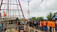 Delapan orang Kru Kapal Berbendera Vietnam usai ditangkap di perairan Natuna. Foto: liputan6.com/ajang nurdin&nbsp;