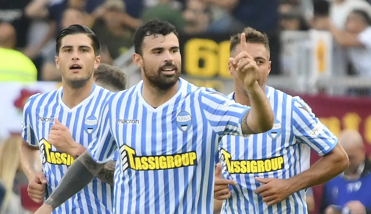 7. Andrea Petagna (SPAL) - 12 gol (AFP/Alberto Pizzoli)