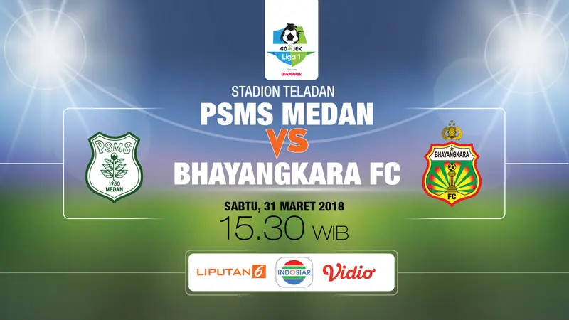 Prediksi  PSMS Medan Vs Bhayangkara FC