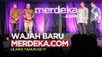 Berita video Merdeka .com meluncurkan logo baru dalam ulang tahunnya ke-11, Selasa (21/2/2023).
