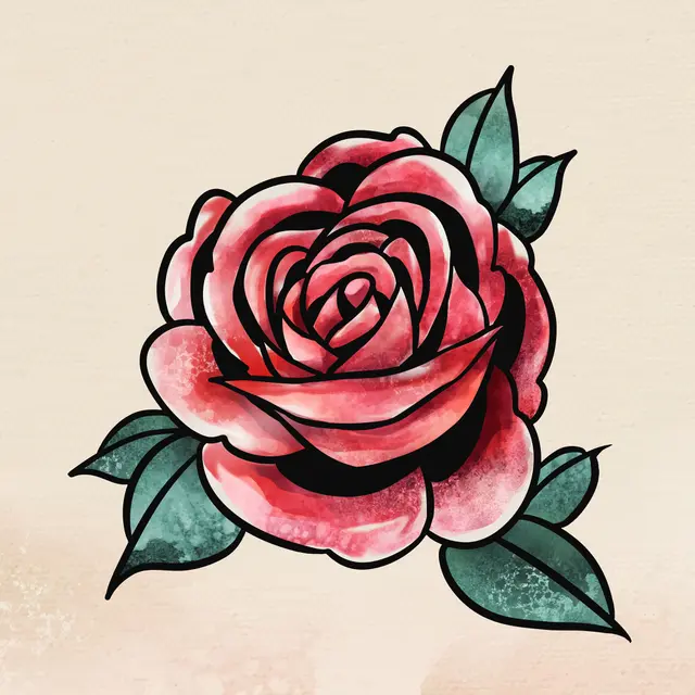 Rose Drawing