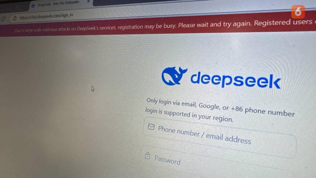DeepSeek AI Kena Serangan Siber
