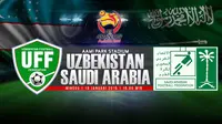 Uzbekistan vs Saudi Arabia (Liputan6.com/Andri Wiranuari)