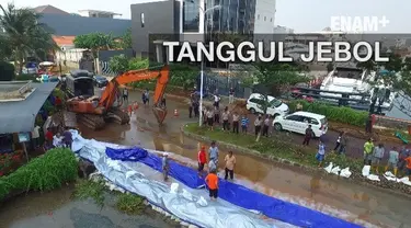 ENAM PLUS: Situasi Pantai Mutiara Setelah Tanggul Jebol