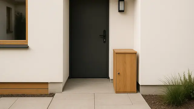 Desain Kotak Paket Depan Rumah