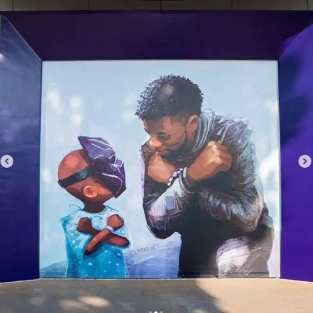 Disneyland Luncurkan Mural Pemeran Black Panther Chadwick Boseman