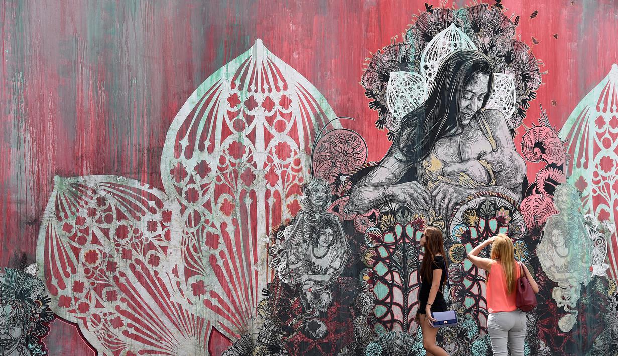 Seniman Mural Dunia Pamer Karya Di Miami Foto Liputan6com