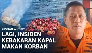 KMP Putri Yasmin Terbakar di Selat Lombok, Ratusan Penumpang Dievakuasi