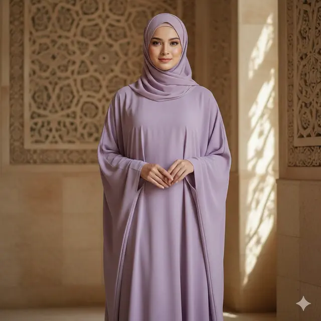 Model Gamis Abaya Warna Warni Pastel