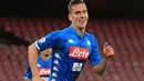 5. Arkadiusz Milik (Napoli) - 16 gol dan 1 assist (AFP/Carlo Hermann)