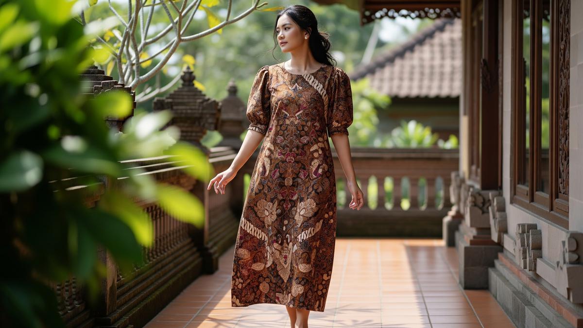 7 Model Daster dari Kain Jarik, Nyaman Dipakai dan Tetap Terlihat Anggun Sehari-hari