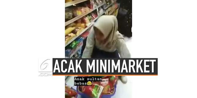 VIDEO: Viral, Sekelompok Wanita Acak-Acak Minimarket