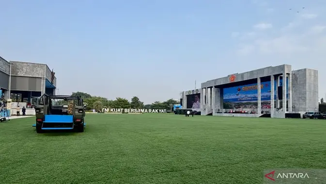 Upacara HUT Ke-81 TNI Digelar di Lapangan PRIMA Mabes TNI Jakarta