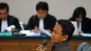 Pada pertemuan tersebut, terang Wafid, Andi memberikan sejumlah arahan mengenai proyek Hambalang. Terlebih mengenai sertifikat tanah di Hambalang, Jakarta, Senin (5/5/2014) (Liputan6.com/Miftahul Hayat).