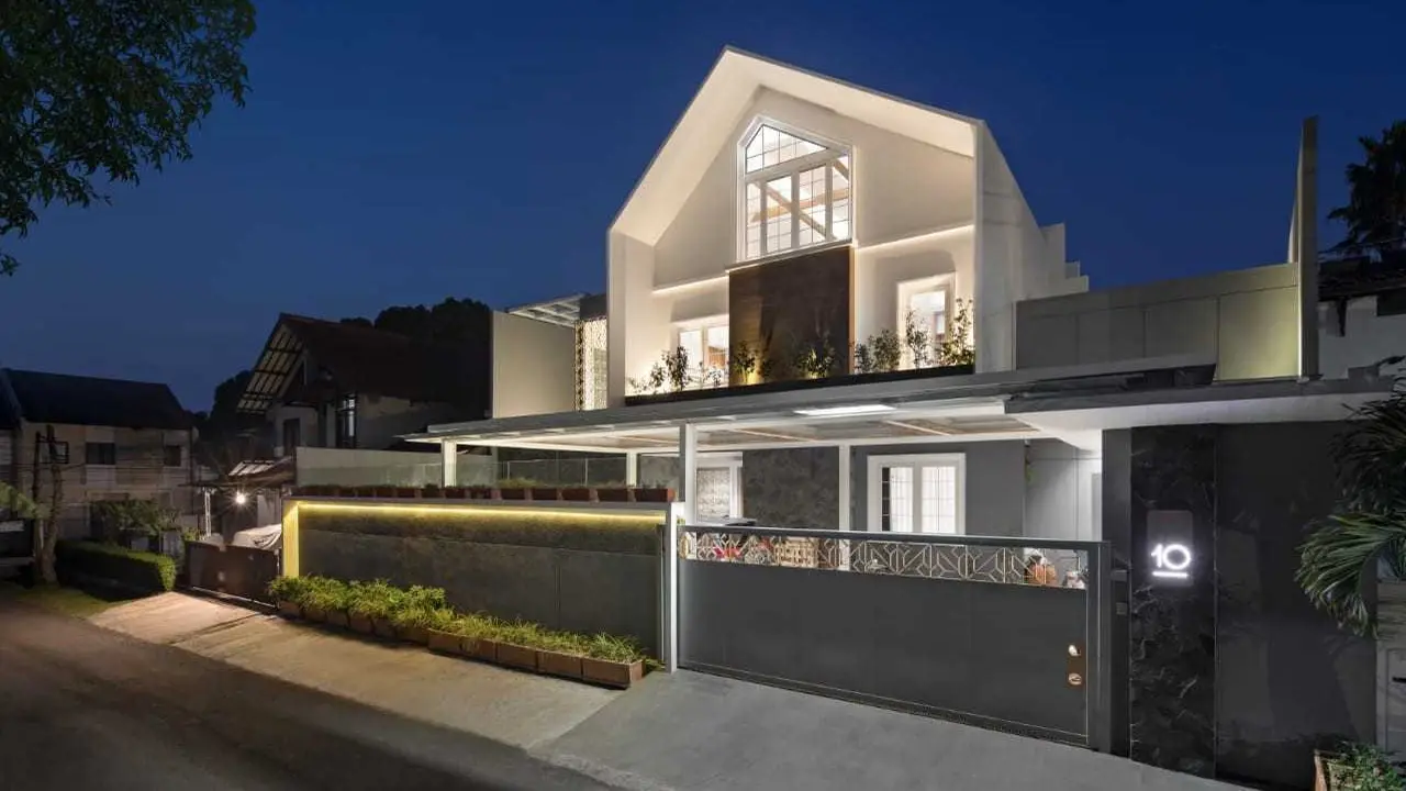 Desain Rumah Skandinavian Serba Putih yang Manis dan Elegan