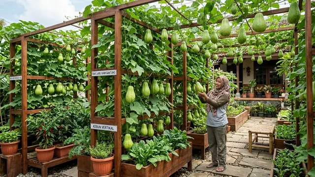 Kebun Labu Siam Gantung: Gemini AI