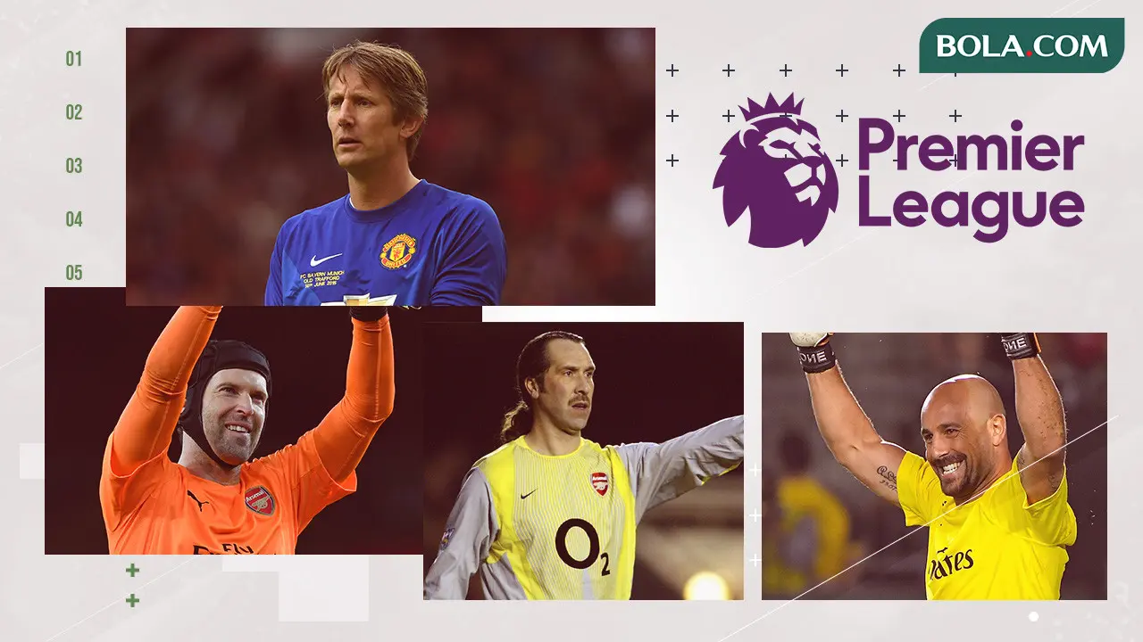 Edwin van Der Sar, Petr Cech, Pepe Reina dan David Seaman
