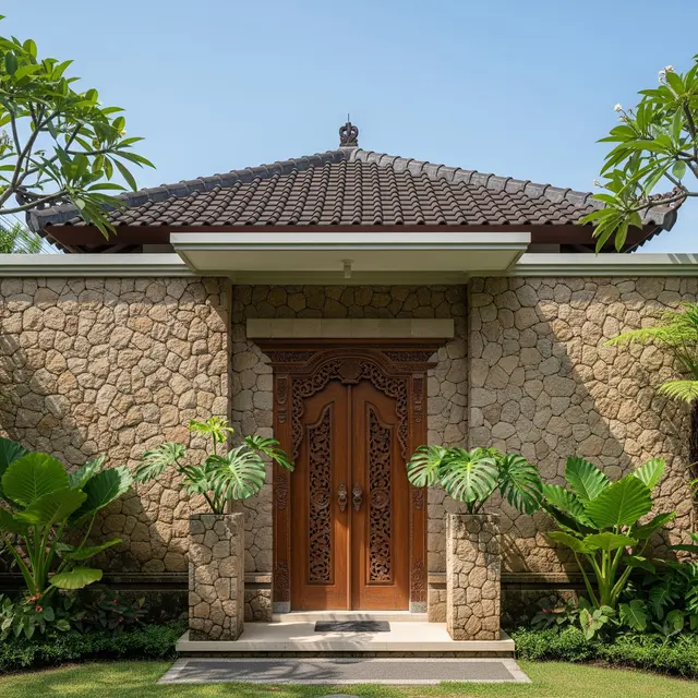 Model Depan Rumah Minimalis Tanpa Jendela