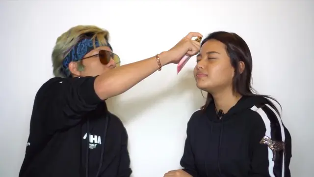 Atta Halilintar - Aurel Hermansyah (Foto: Youtube/The A6 Hermansyah)