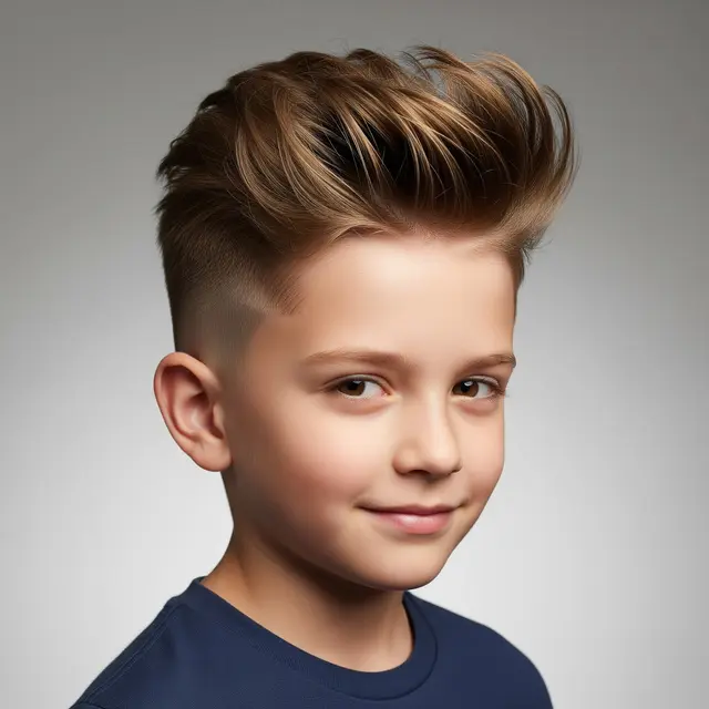 Model Potong Rambut Anak Cowok 2026 (Image by Gemini AI)