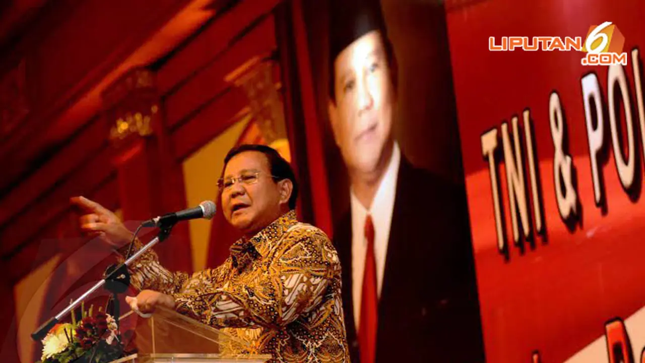 [FOTO] Prabowo Didukung Ratusan Mantan Petinggi TNI dan Polri