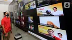 Menteri Parekraf Sandiaga Salahudin Uno menyapa para penerima beasiswa Kahmipreneur yang di gelar secara virtual di Jakarta (31/07/2021). Sandiaga Salahudin Uno menggandeng Kahmipreneur memberikan program beasiswa gelombang pertama kepada anak pedagang kecil. (Liputan6.com/HO/Bon)