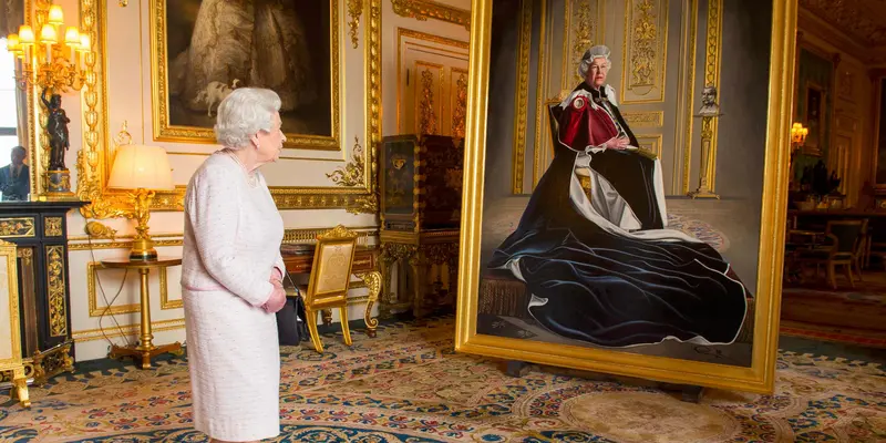 20161015-Lukisan Ratu Inggris Elizabeth-Reuters