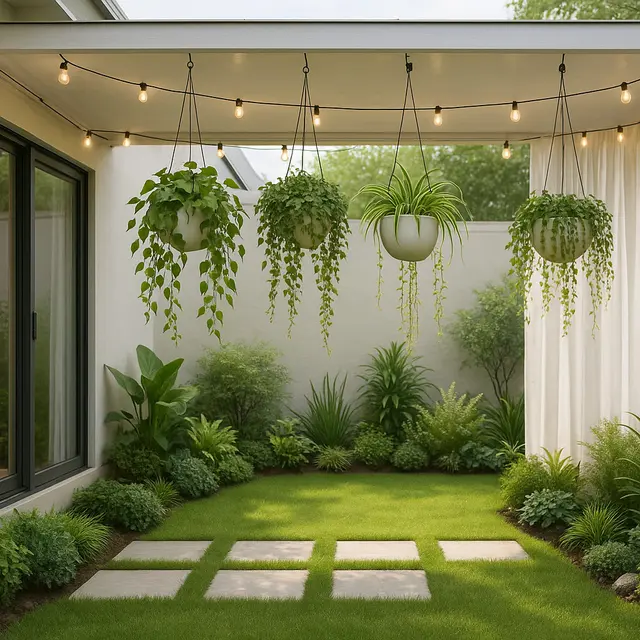 Model Taman Belakang Rumah Minimalis/Ilustrasi gambar AI