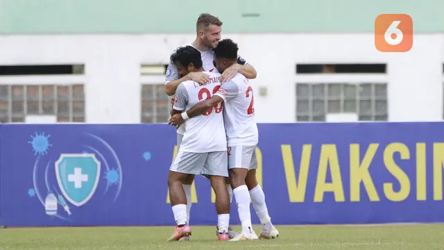 Foto: Gol Injruy Time Ilham Udin Armaiyn Tentukan Kemenangan PSM Makassar atas Persik Kediri dalam Pekan ke-4 BRI Liga 1 2021 / 2022