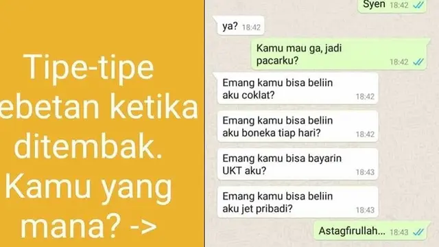 9 Macam Cara Kocak Tolak Pernyataan Cinta, Bikin Ngakak Sekaligus Sedih