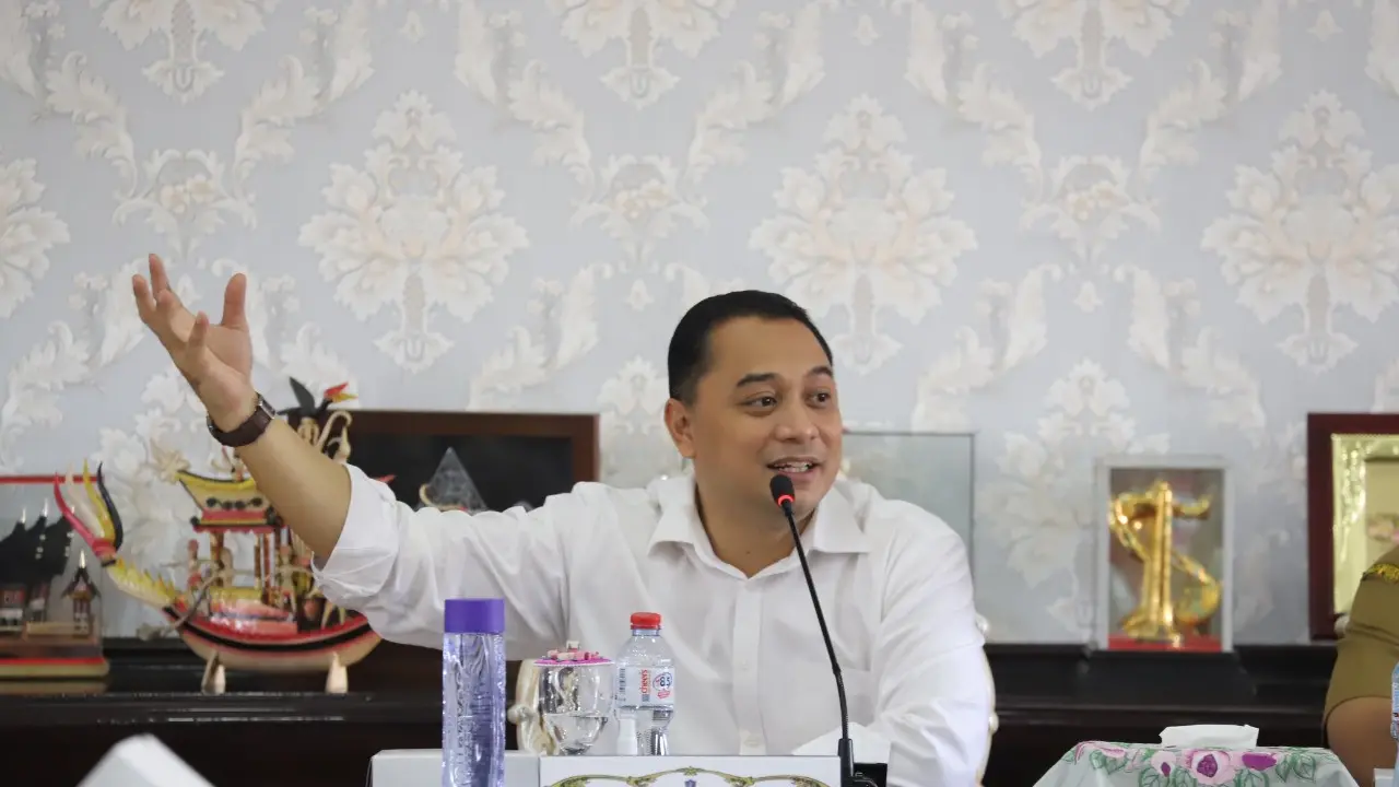 Wali Kota Surabaya Eri Cahyadi. (Dian Kurniawan/Liputan6.com)