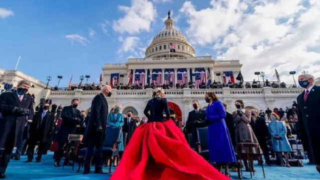 Penampilan Lady Gaga di hari pelantikan Presiden Amerika Serikat