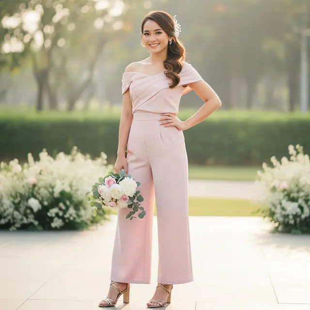 Baju Bridesmaid Celana Panjang