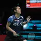 Tunggal putri Indonesia Gregoria Mariska Tunjung dikalahkan&nbsp;Wang Zhi Ying asal China pada babak 16 besar Malaysia Open 2022 di Axiata Arena, Kuala Lumpur, Kamis (30/6). (foto: PBSI)