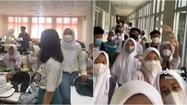 Momen Mahasiswa Kompak Pakai Seragam SMA, Dikira Dosen Salah Masuk Kelas