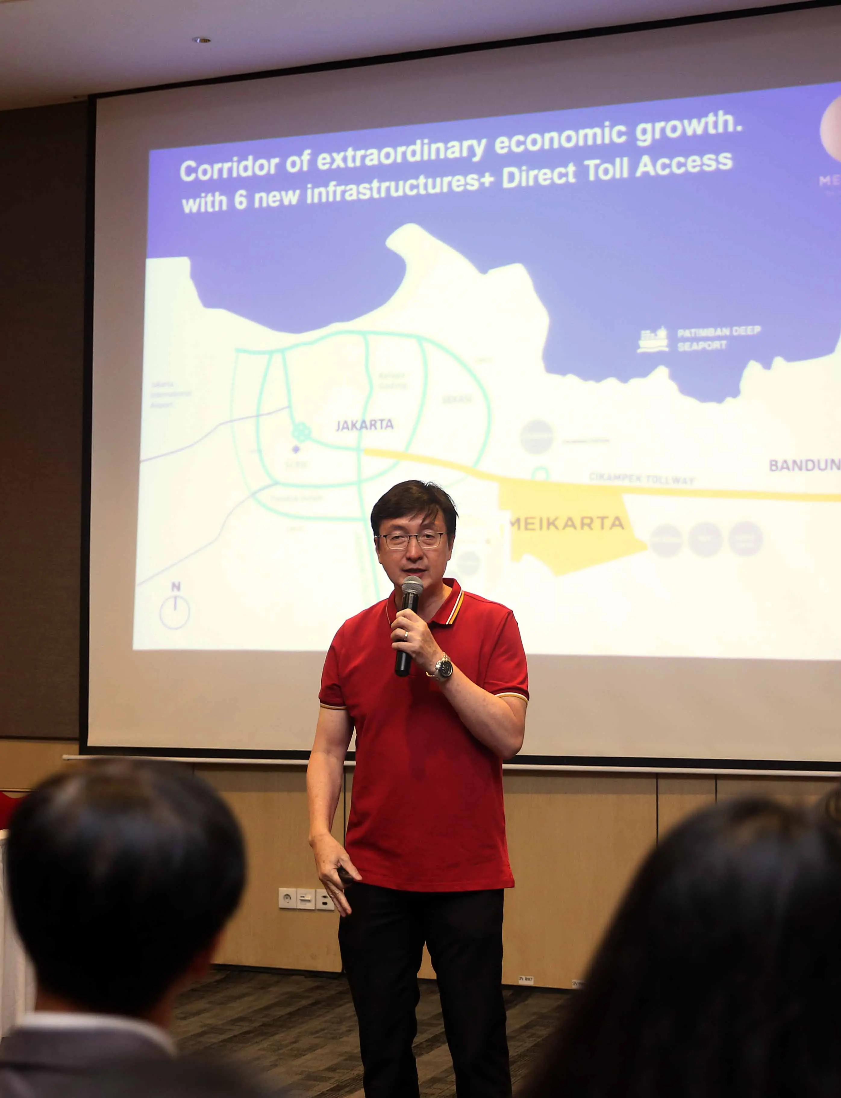 Yopi Rusli di Grand Launching Meikarta, Kamis (17/18). (Sumber foto: Nurwahyunan/Bintang.com)