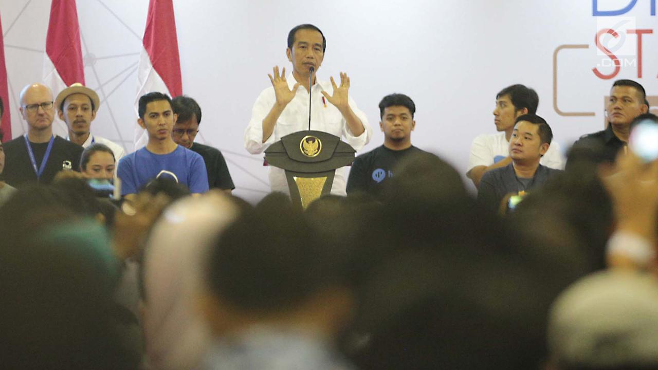 Jokowi Hadiri Digital Startup Connect