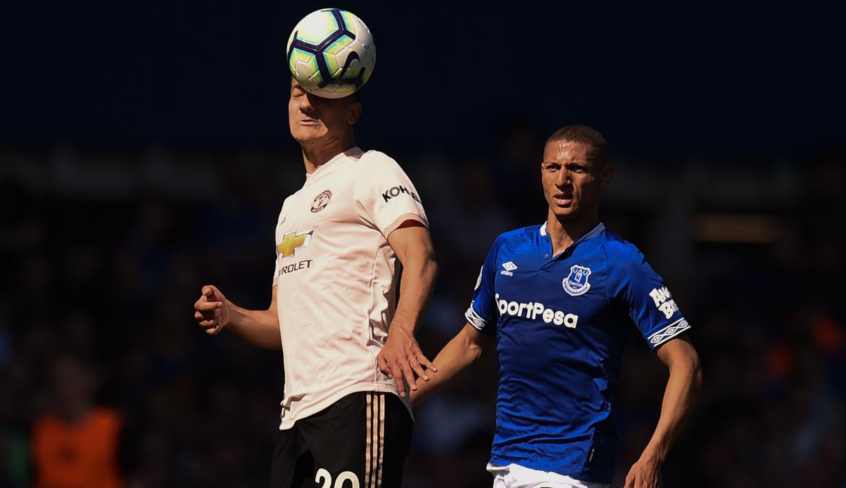 Foto Everton Pesta Gol Ke Gawang Manchester United Inggris Bola Com