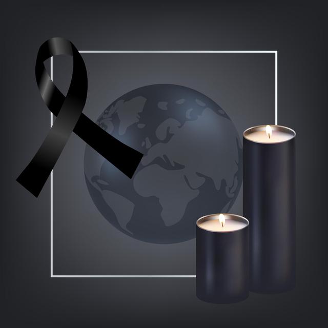 Ilustrasi duka cita, RIP