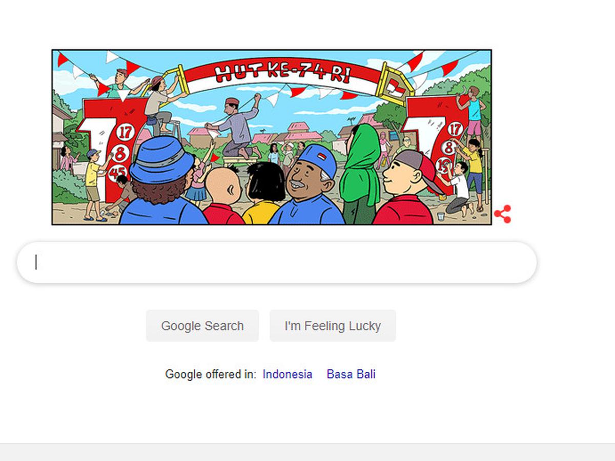 Google Doodle Ikut Ramaikan Hut Ri Ke 74 Tekno Liputan6 Com