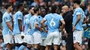 Sebelumnya, skuad asuhan Pep Guardiola sempat tak mendapatkan hasil maksimal imbang 3-3 di markas Everton pada (04/05) waktu setempat. (AFP/Darren Staples)