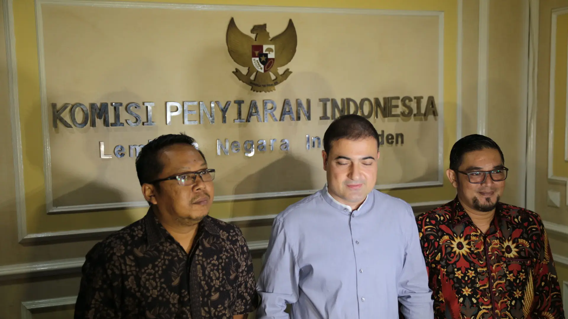 Sam Aliano Ketua Pengusaha Muda laporkan Nikita Mirzani ke KPI (Adrian Putra/bintang.com)