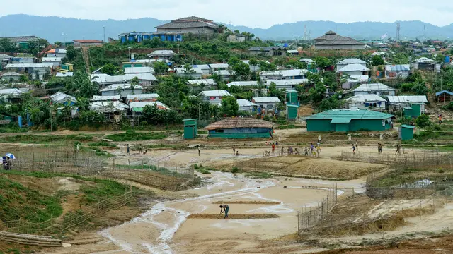 Potret Anak-Anak Pengungsi Rohingya di Kamp Kutupalong Bangladesh