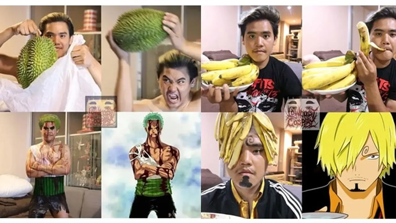 6 Cosplay Low Budget Jadi Zoro dan Sanji Ini Kreatif, Bikin Ngakak