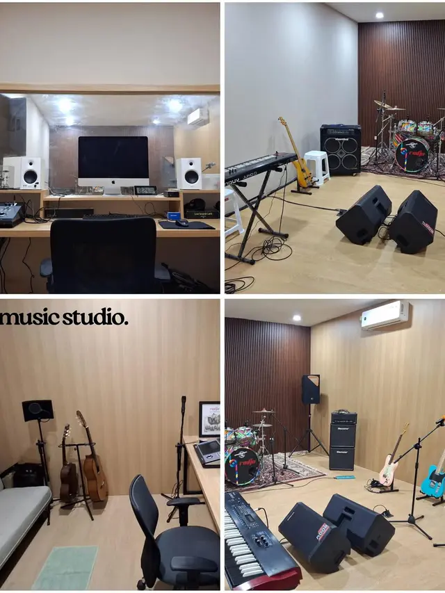6 Potret Desain Warung Makan Eks Drummer Radja Seno Aji, Ada Fasilitas Studio Musik