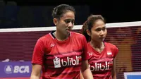 Anggia Shitta Awanda/Ni Ketut Mahadewi Istarani menjadi penentu kemenangan tim putri Indonesia saat mengalahkan India 3-1 pada perempat final Kejuaraan Bulutangkis Asia Beregu 2018 di Alor Setar, Jumat (9/2/2018). (PBSI)