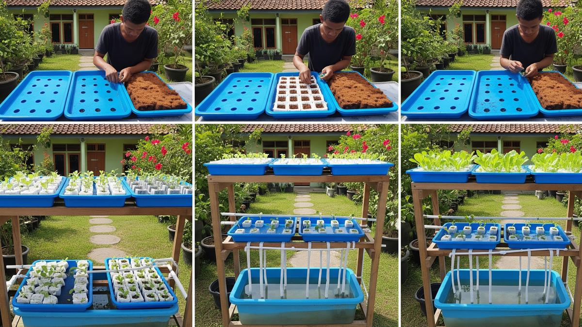 7 Cara Membuat Hidroponik dari Nampan Bekas Tanpa Listrik, Mudah Perawatan bagi Pemula