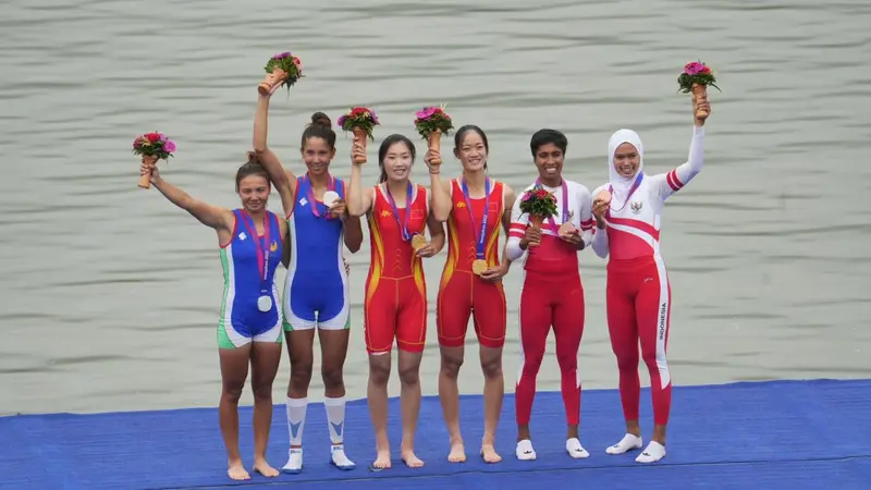 Indonesia Raih Medali Pertama di Asian Games Hangzhou Lewat Rowing