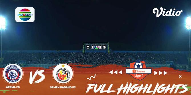 VIDEO: Highlights Shopee Liga 1 2019, Arema FC Kalahkan Semen Padang 1-0